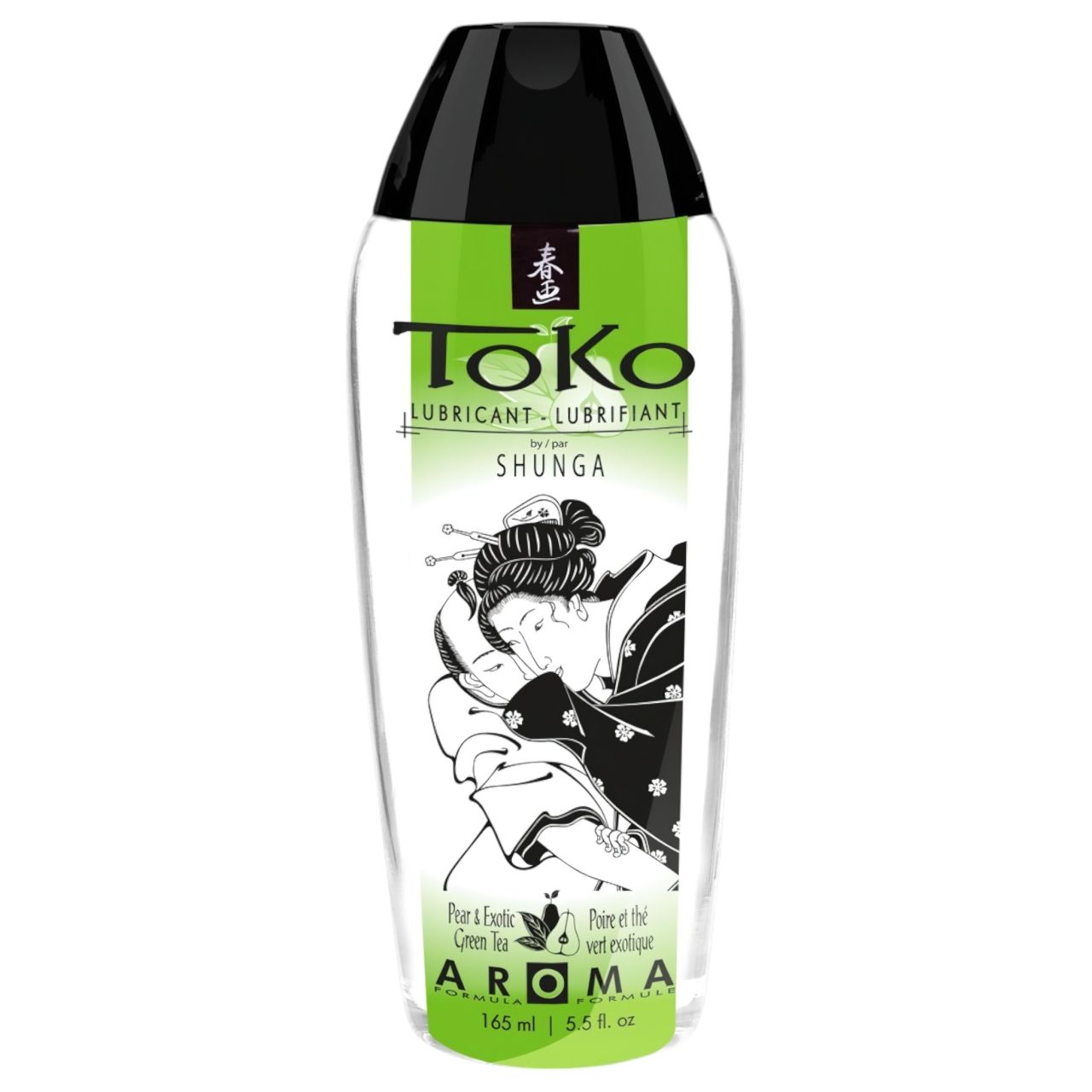 Shunga Toko - vízbázisú síkosító - körtés zöld tea (165 ml)