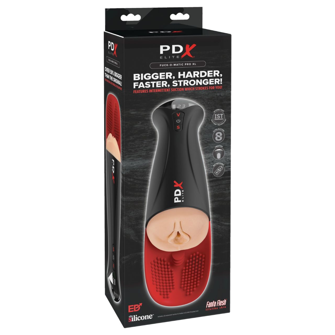 PDX Elite Fuck-O-Matic Pro XL automata szívó maszturbátor – fekete