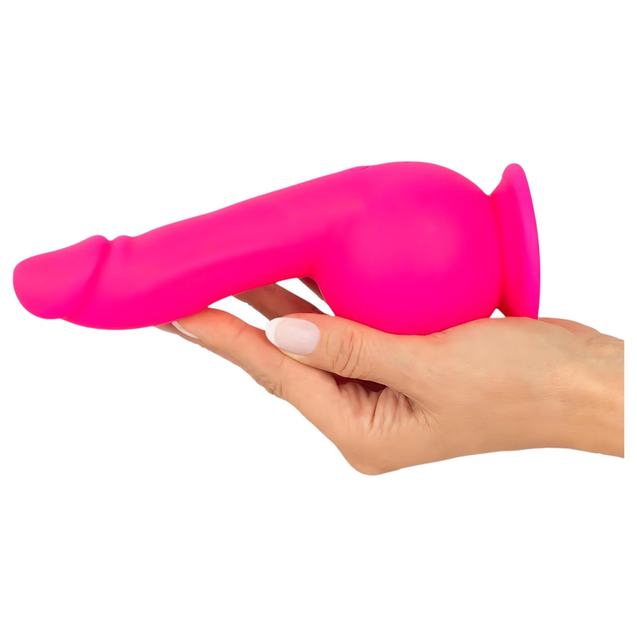 SMILE Powerful - akkus, 2 motoros tapadókorongos vibrátor (pink)