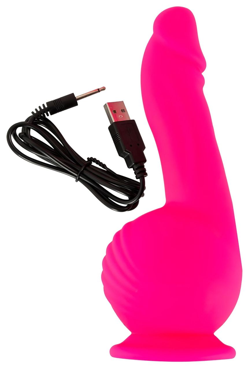 SMILE Powerful - akkus, 2 motoros tapadókorongos vibrátor (pink)
