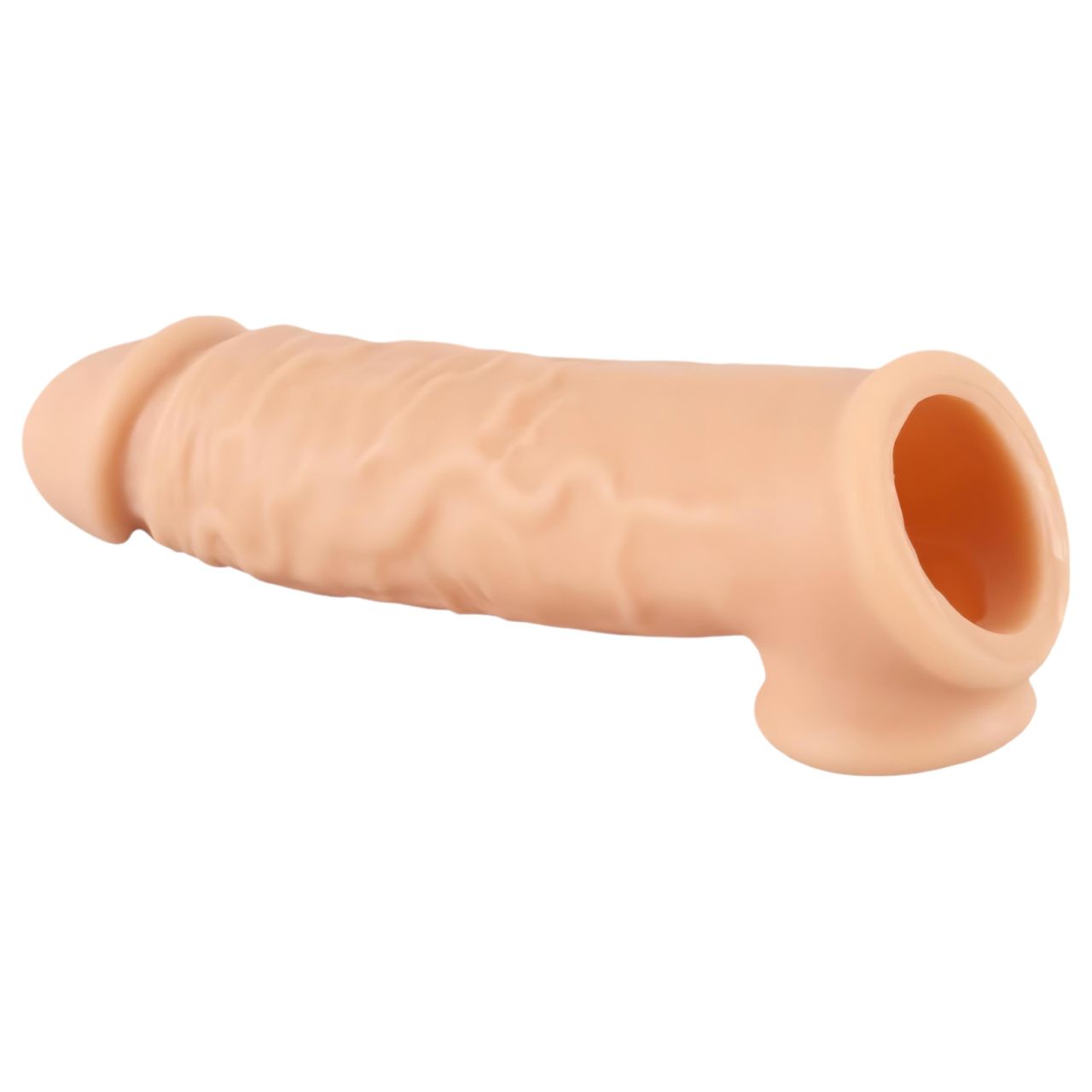 realistixxx - heregyűrűs péniszköpeny - 16 cm (natúr) realistixxx - heregyűrűs péniszköpeny - 16 cm (natúr)