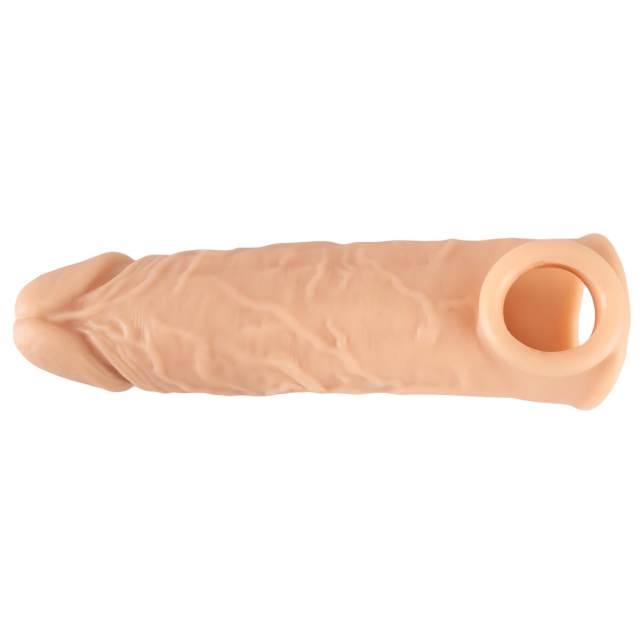 realistixxx - heregyűrűs péniszköpeny - 16 cm (natúr) realistixxx - heregyűrűs péniszköpeny - 16 cm (natúr)
