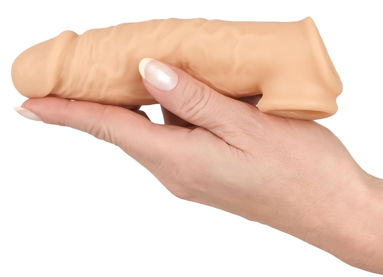 realistixxx - heregyűrűs péniszköpeny - 16 cm (natúr) realistixxx - heregyűrűs péniszköpeny - 16 cm (natúr)