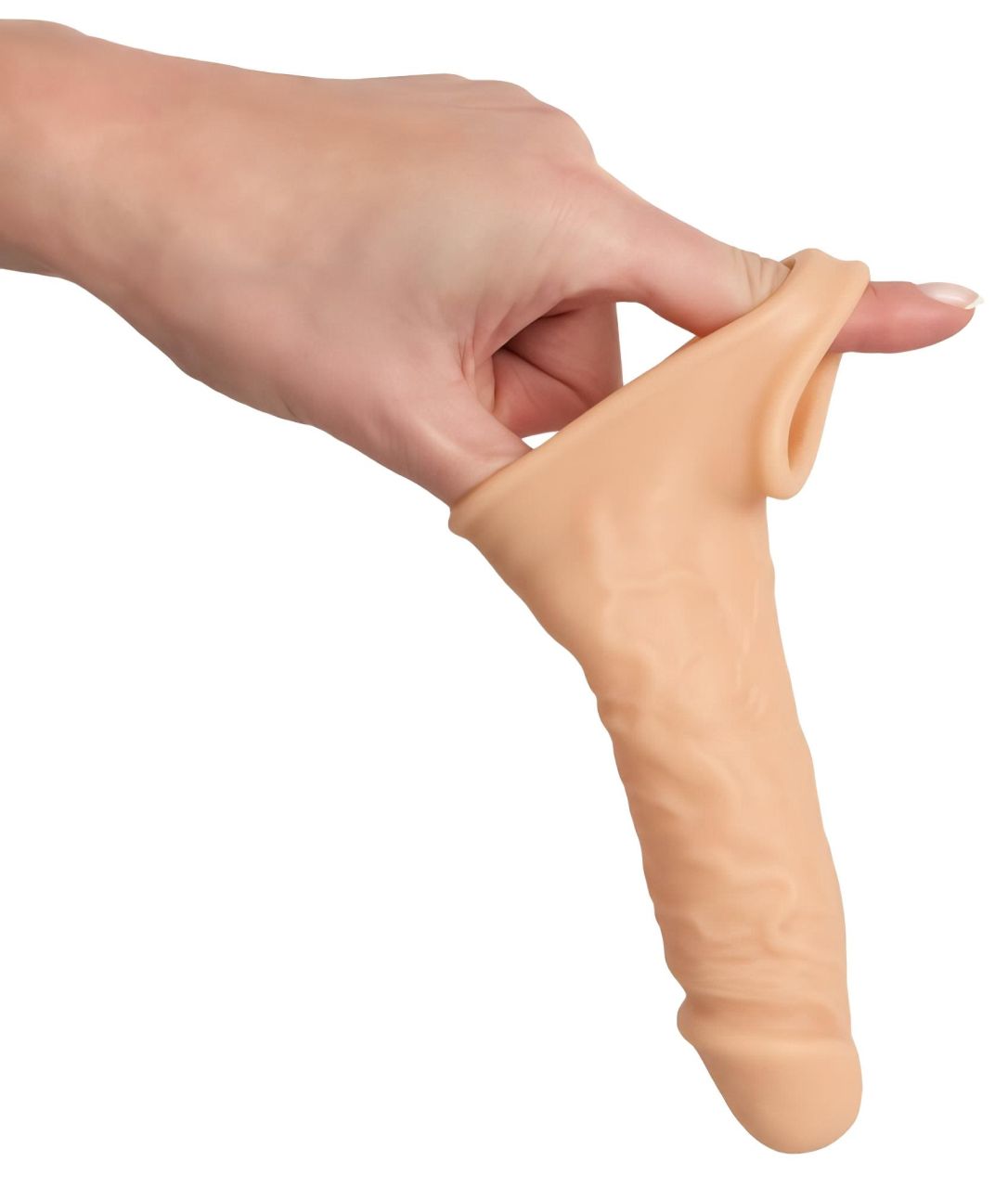 realistixxx - heregyűrűs péniszköpeny - 16 cm (natúr) realistixxx - heregyűrűs péniszköpeny - 16 cm (natúr)