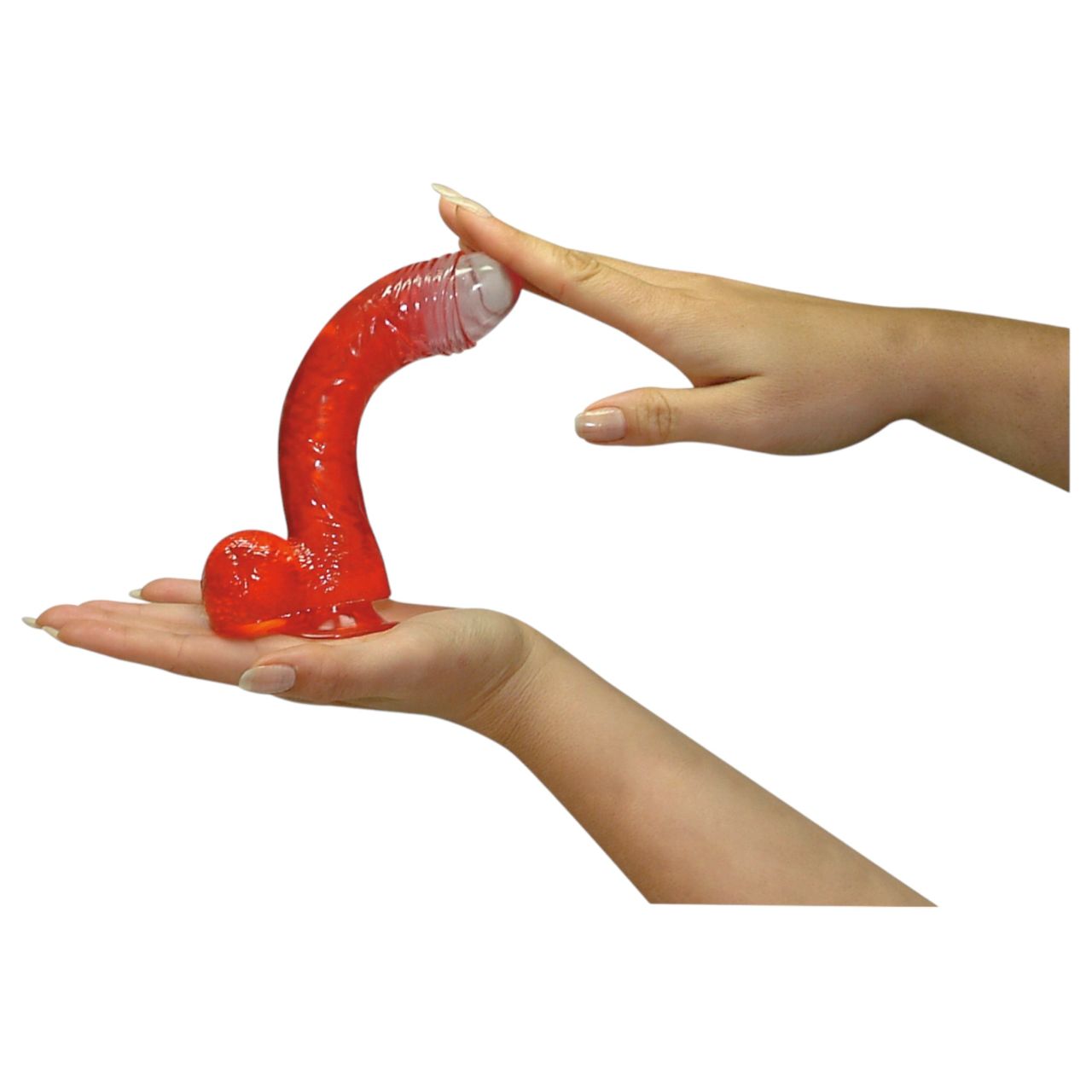 NMC - Jolly dildó (17 cm) - vörös NMC - Jolly dildó (17 cm) - vörös