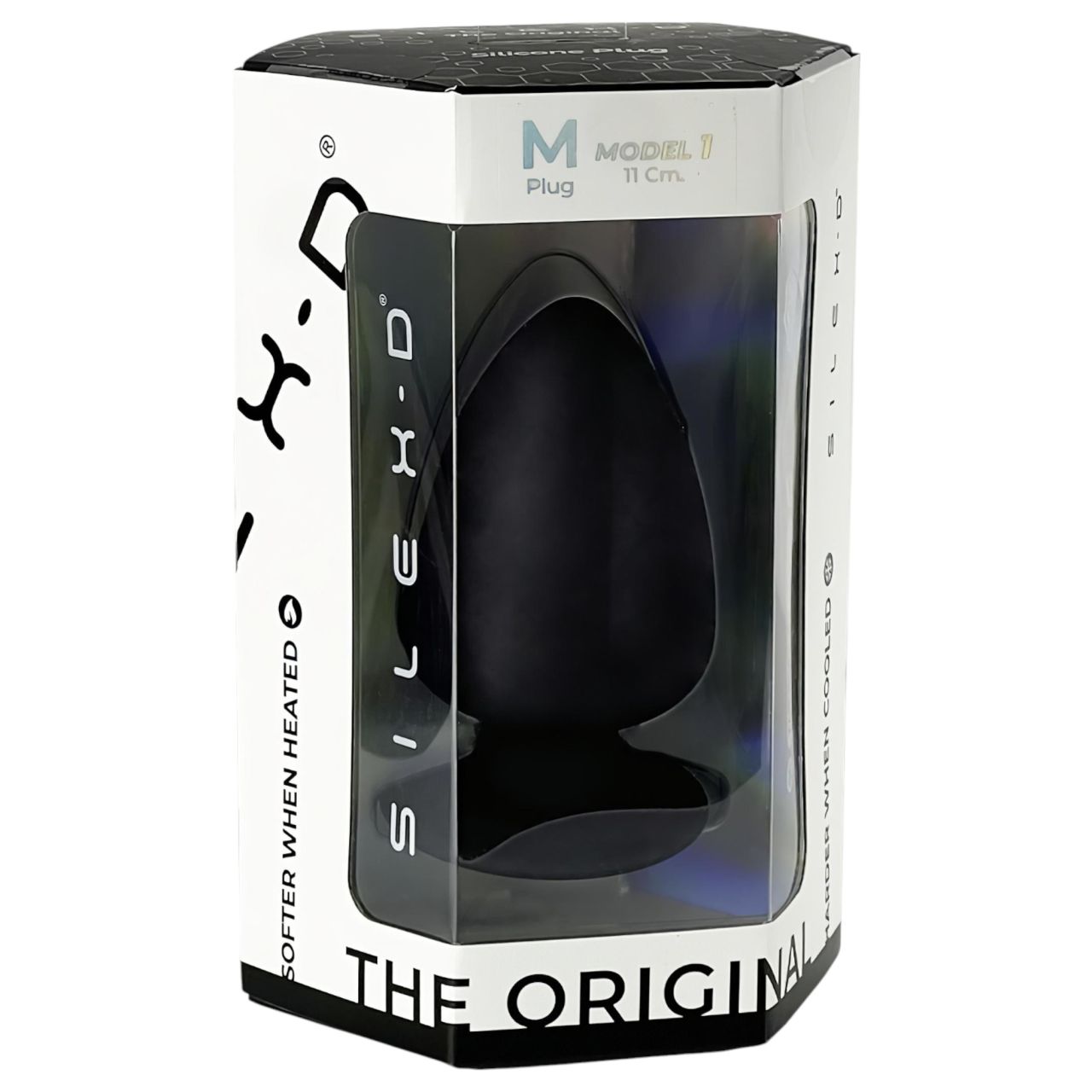 Silexd M - alakítható anál plug - 11cm (fekete) Silexd M - alakítható anál plug - 11cm (fekete)