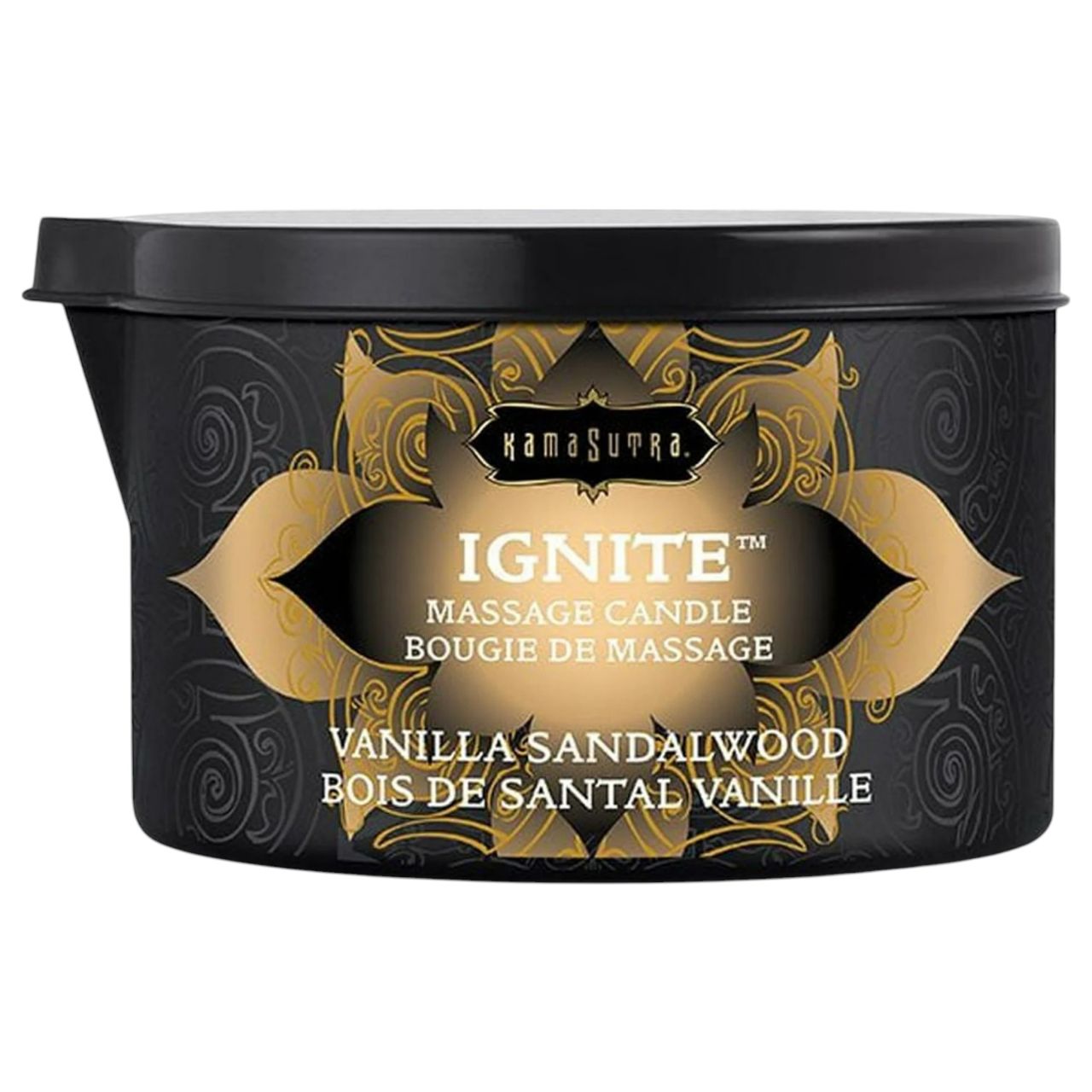 Kama Sutra - vegán masszázsgyertya - vanília-szantálfa (170 g) Kama Sutra - vegán masszázsgyertya - vanília-szantálfa (170 g)