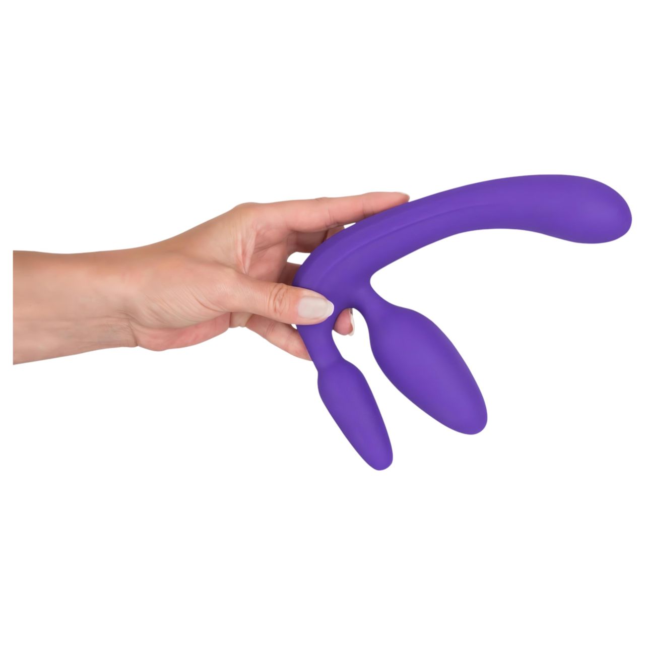 You2Toys - Tripla, felcsatolható dildó tartópánt nélkül (lila) You2Toys - Tripla, felcsatolható dildó tartópánt nélkül (lila)