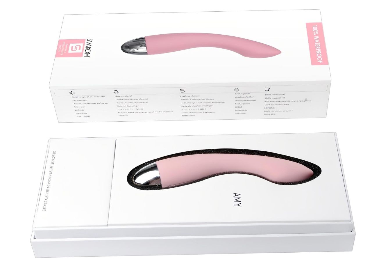 Svakom Amy - akkus, G-pont vibrátor (pink)