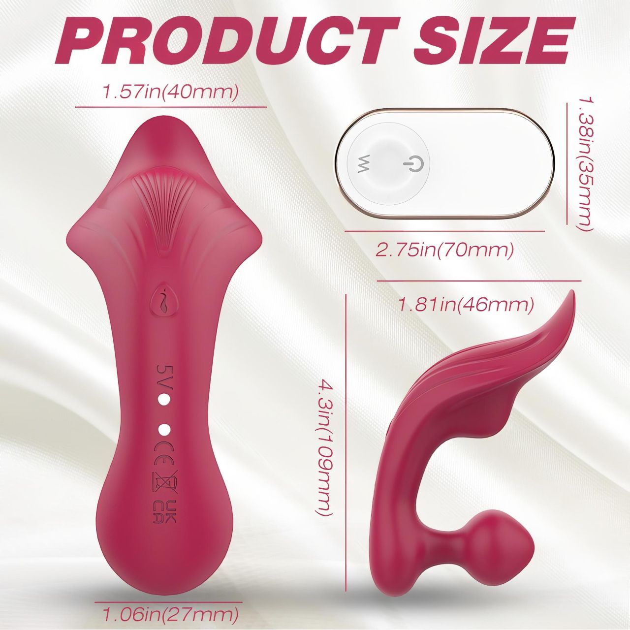 Sex HD Chomper - csikló- és anál vibrátor (piros) Sex HD Chomper - csikló- és anál vibrátor (piros)