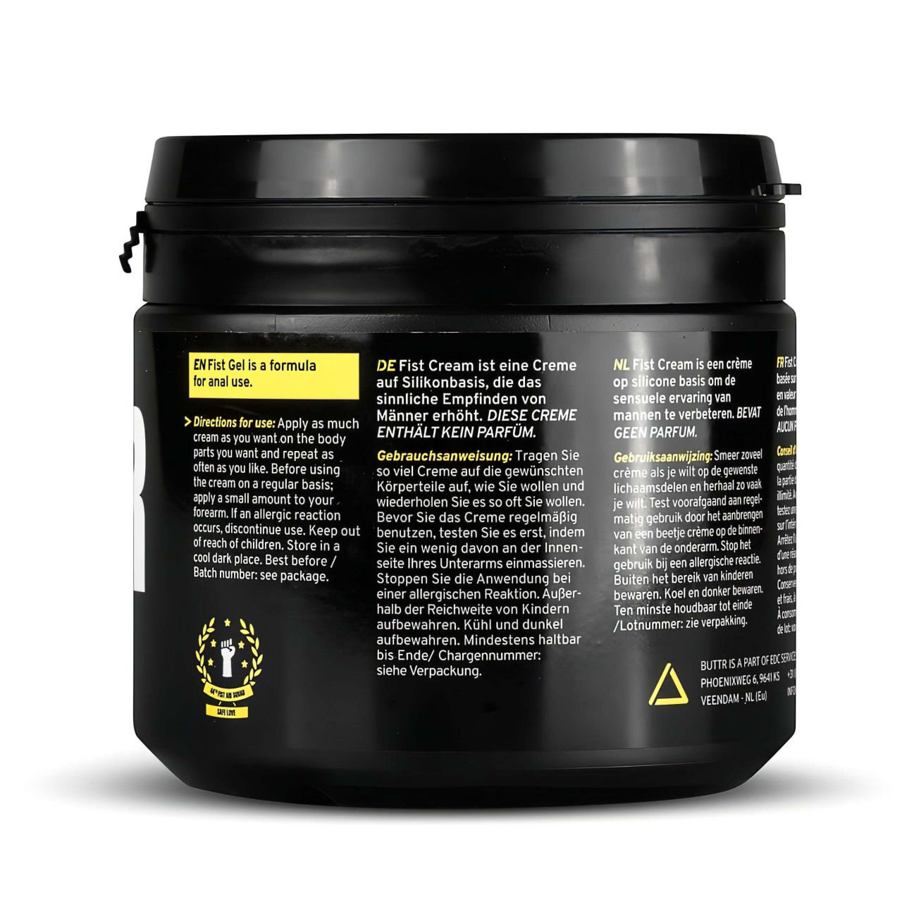 BUTTR Fisting Cream - öklöző síkosító krém (500 ml)