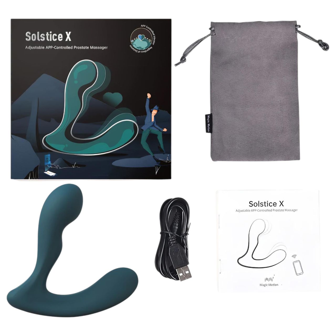 Magic Motion Solstice X – App-vezérelt prosztata vibrátor, férfiaknak (zöld) Magic Motion Solstice X – App-vezérelt prosztata vibrátor, férfiaknak (zöld)