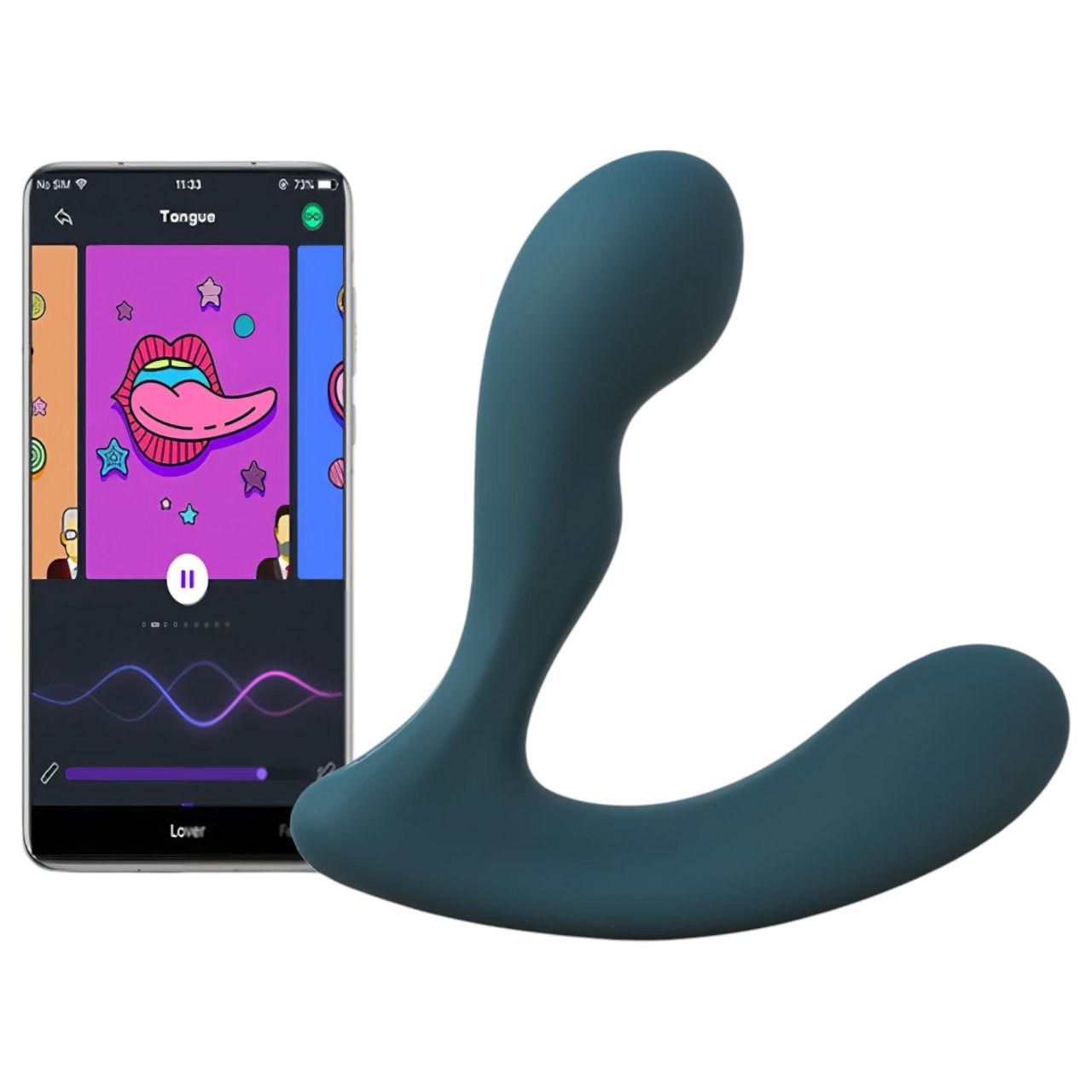 Magic Motion Solstice X – App-vezérelt prosztata vibrátor, férfiaknak (zöld)