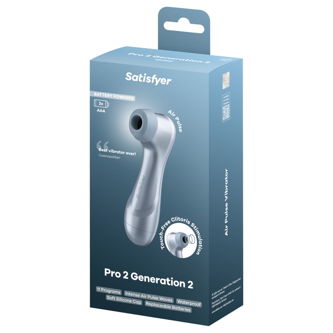 Satisfyer Pro2 Gen2 - léghullámos csiklóizgató (kék) Satisfyer Pro2 Gen2 - léghullámos csiklóizgató (kék)
