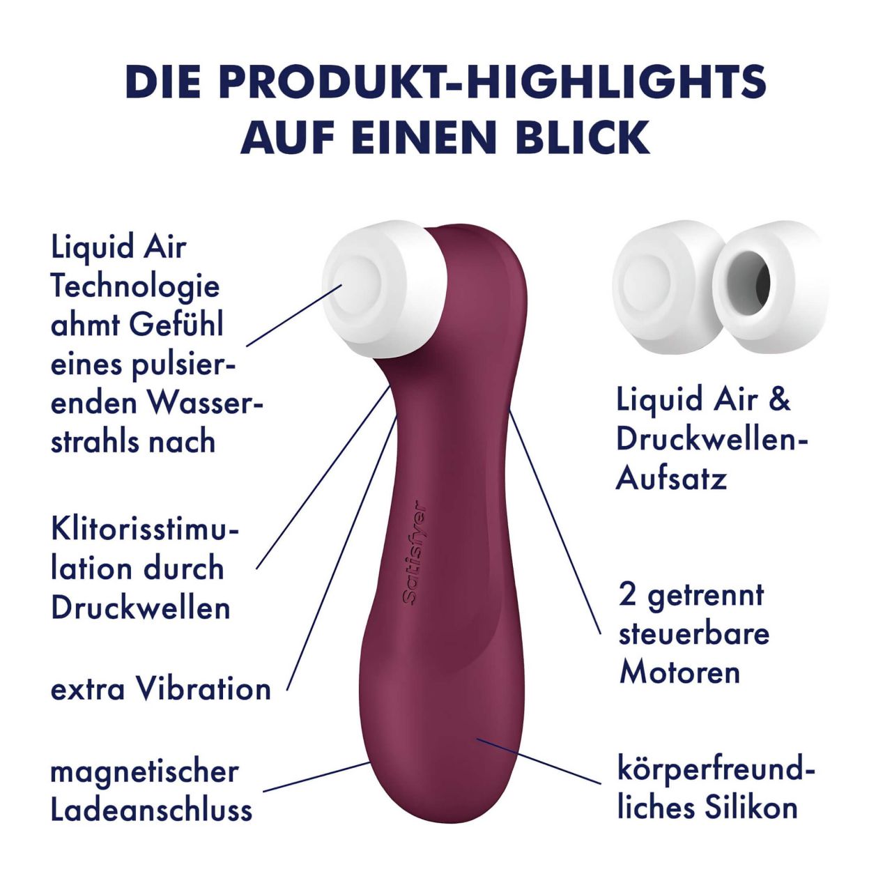 Satisfyer Pro 2 Gen3 – App-vezérelt léghullámos csiklóizgató (piros)
