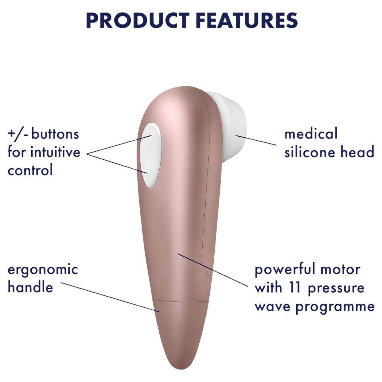 Satisfyer 1 Number One - léghullámos csiklóizgató (barna) Satisfyer 1 Number One - léghullámos csiklóizgató (barna)