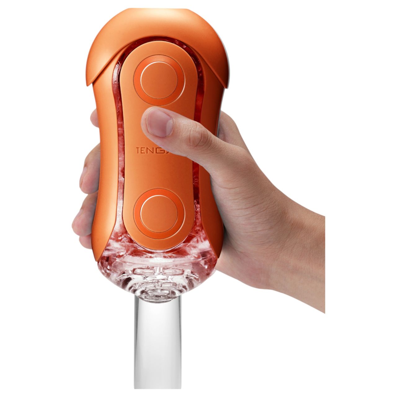 TENGA Flip Orb Pastaio - újrahasználható férfi maszturbátor (narancs) TENGA Flip Orb Pastaio - újrahasználható férfi maszturbátor (narancs)