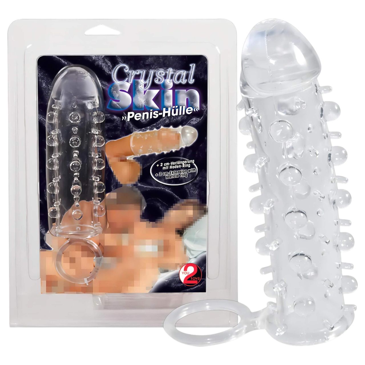Heregyűrűs péniszköpeny - Crystal Skin Heregyűrűs péniszköpeny - Crystal Skin