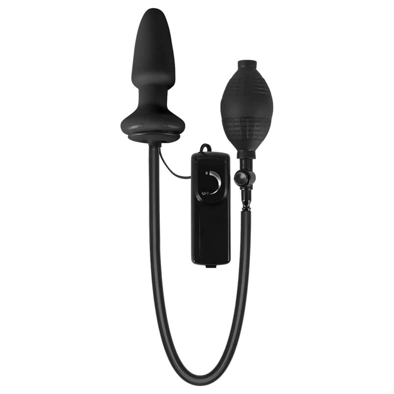 You2Toys - pumpálható anál vibrátor (fekete)