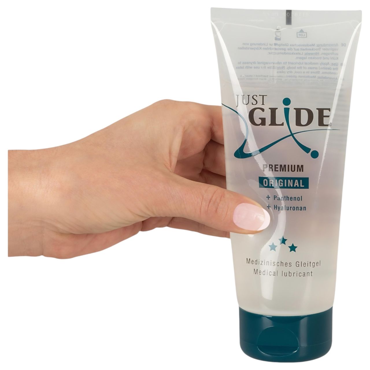 Just Glide Premium Original - vegán, vízbázisú síkosító (200 ml) Just Glide Premium Original - vegán, vízbázisú síkosító (200 ml)