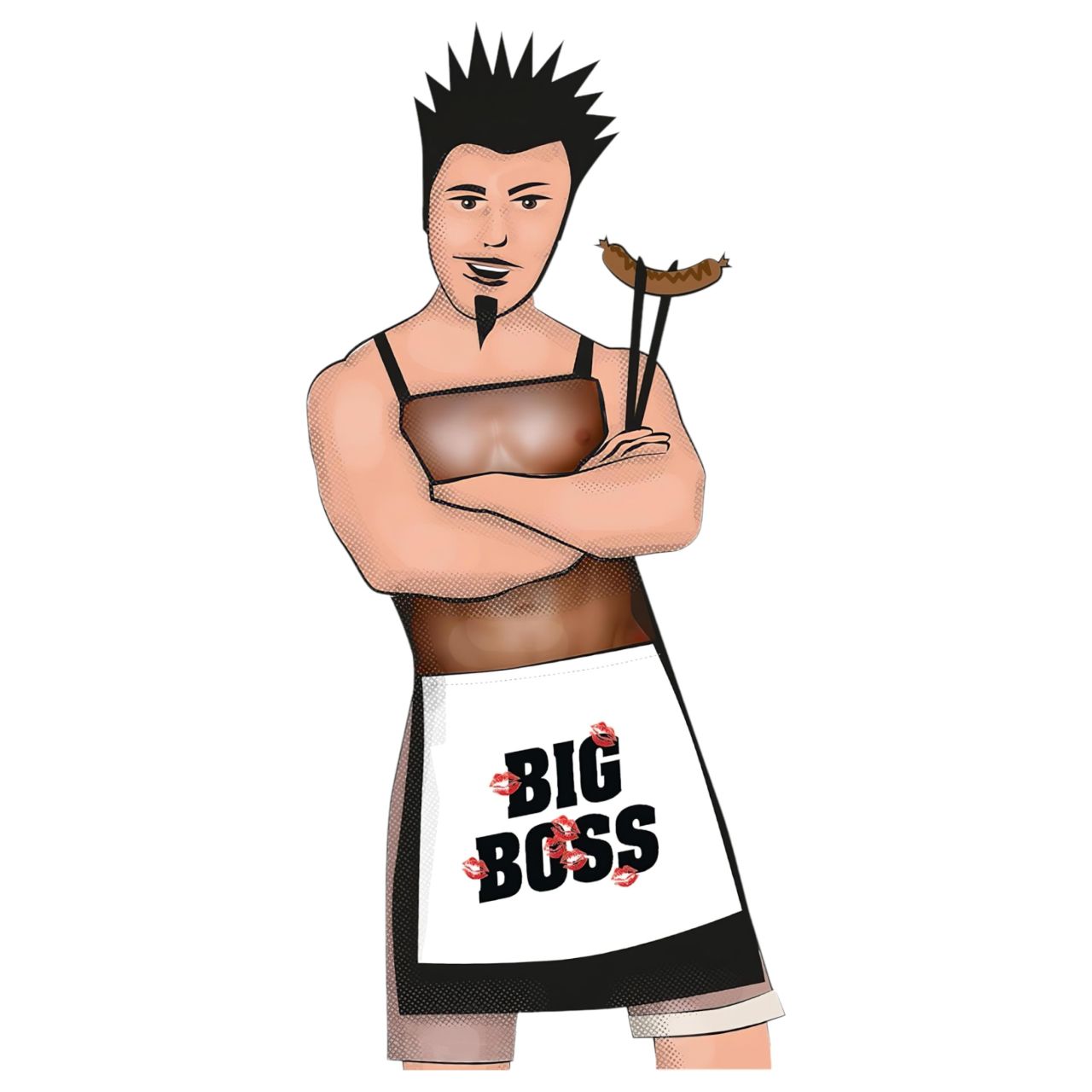 CHEFCOCK - BIG BOSS mókás kötény CHEFCOCK - BIG BOSS mókás kötény
