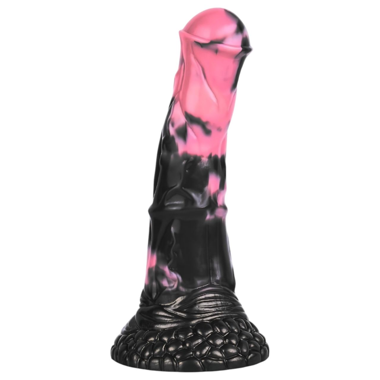 Bad Horse - szilikon ló pénisz dildó - 18 cm (fekete-pink) Bad Horse - szilikon ló pénisz dildó - 18 cm (fekete-pink)