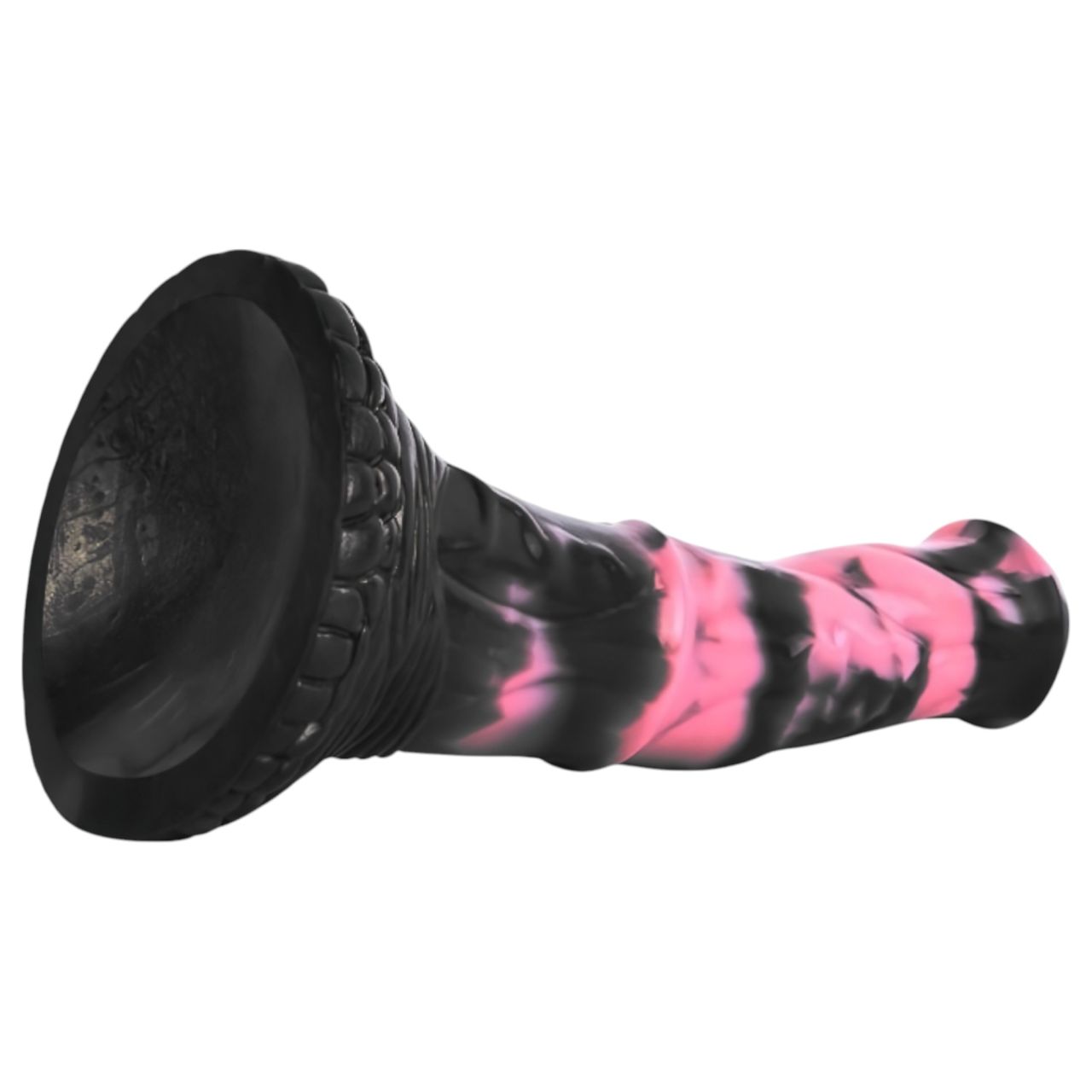 Bad Horse - szilikon ló pénisz dildó - 18 cm (fekete-pink) Bad Horse - szilikon ló pénisz dildó - 18 cm (fekete-pink)