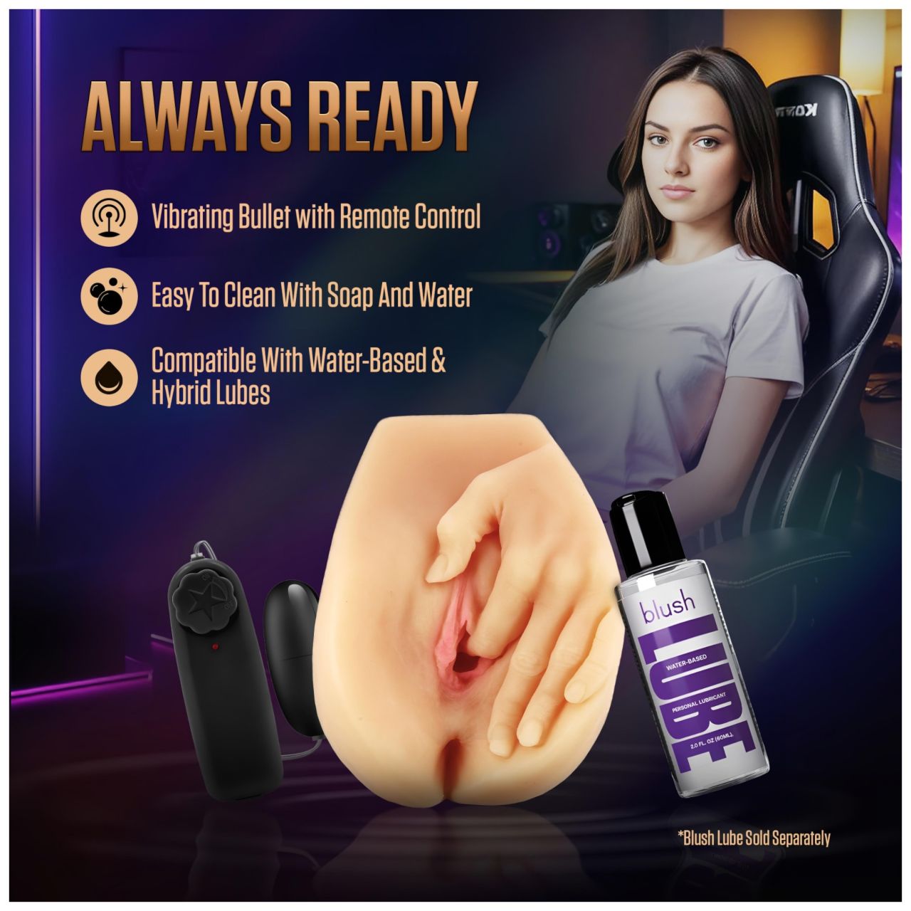 EnLust Selena – AI Dream Girl kettős nyílású vibrációs maszturbátor EnLust Selena – AI Dream Girl kettős nyílású vibrációs maszturbátor
