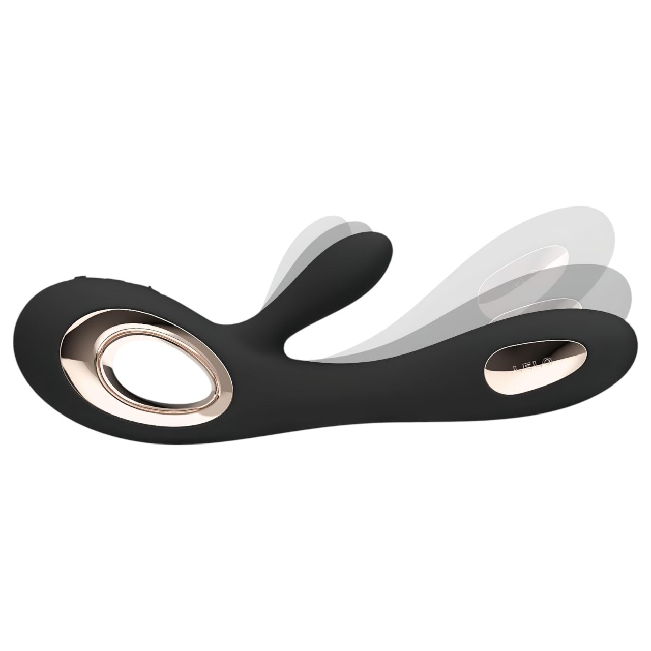 LELO Soraya Wave - csiklókaros, bólogató vibrátor (fekete) LELO Soraya Wave - csiklókaros, bólogató vibrátor (fekete)