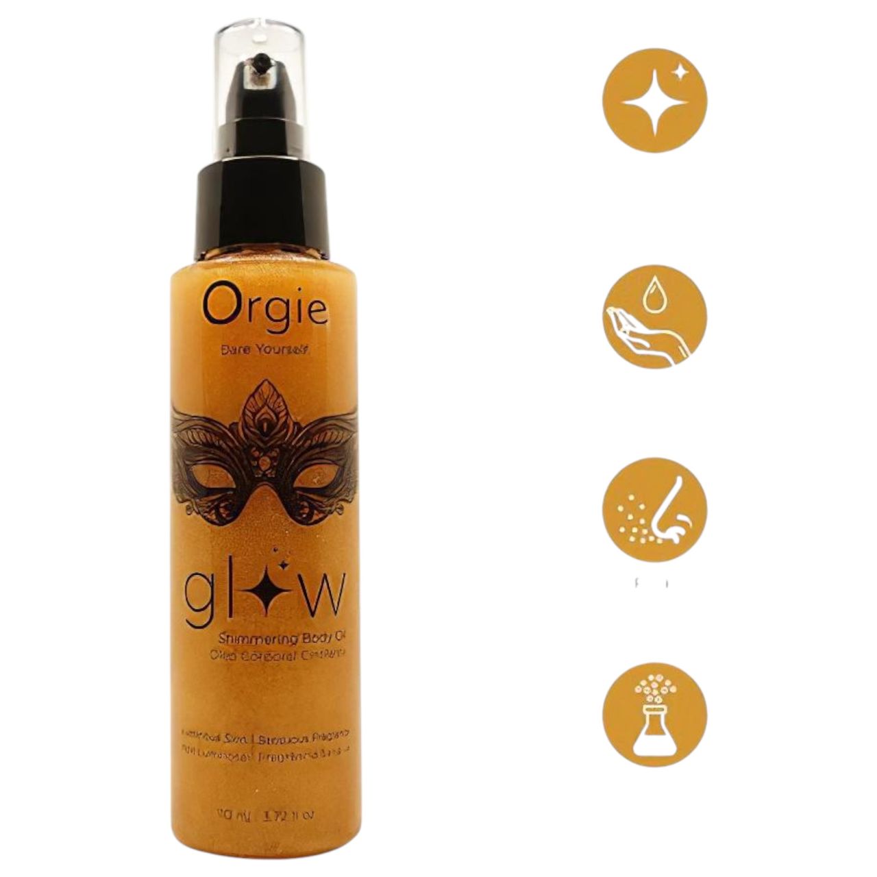 Orgie Glow - csillogó testápoló olaj (110 ml) Orgie Glow - csillogó testápoló olaj (110 ml)