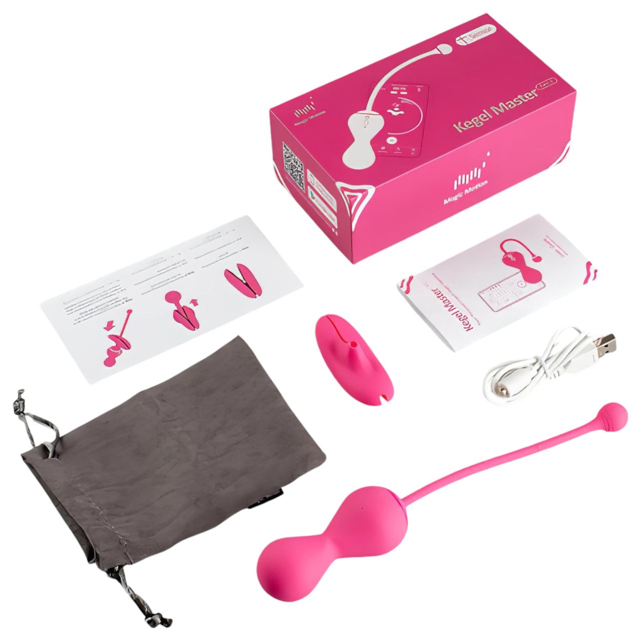 Magic Motion Kegel Master – App-vezérelt vibrációs gésagolyó (pink)