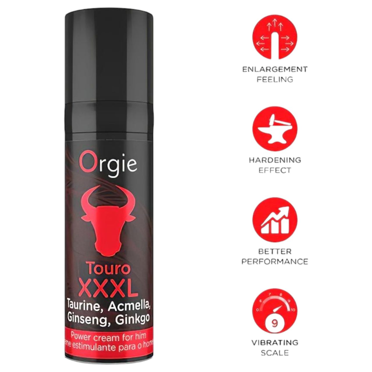 Orgie Touro XXXL - erekció fokozó krém (15 ml) Orgie Touro XXXL - erekció fokozó krém (15 ml)