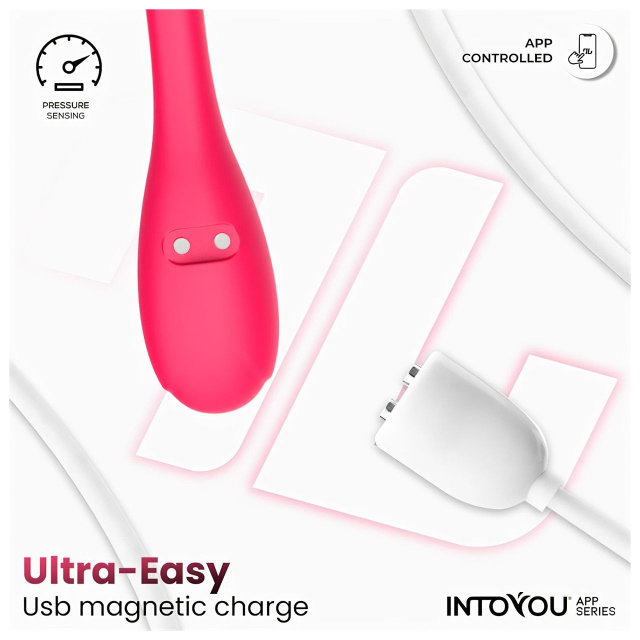 INTOYOU Kyra Pelvic – App-vezérelt vibrációs gésagolyó (pink)
