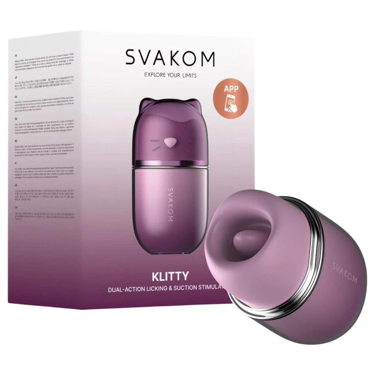 Svakom Klitty - nyaló vibrátor (lila)