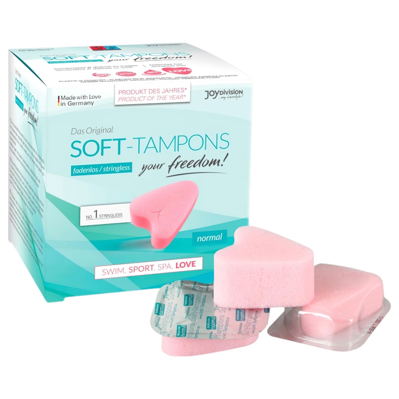 JoyDivision Soft-Tampons - zsinór nélküli szextampon (3 db)