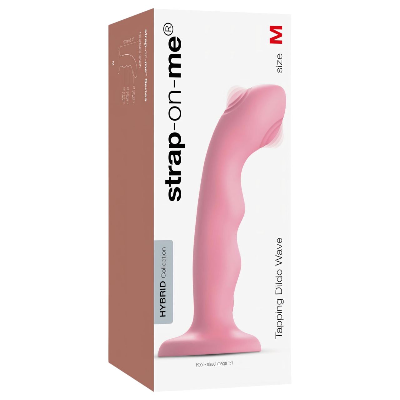 / Strap-on-me M - vízálló, pulzáló G-pont vibrátor (pink)