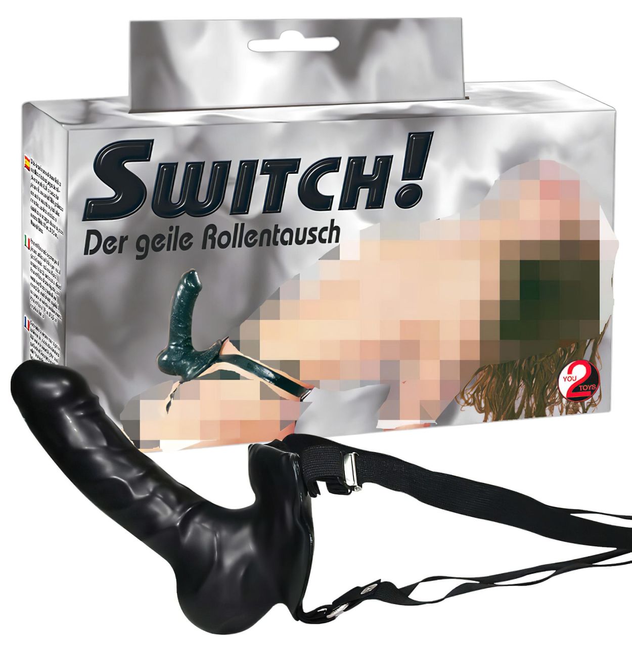 You2Toys - Switch - felcsatolható dildó (fekete) You2Toys - Switch - felcsatolható dildó (fekete)
