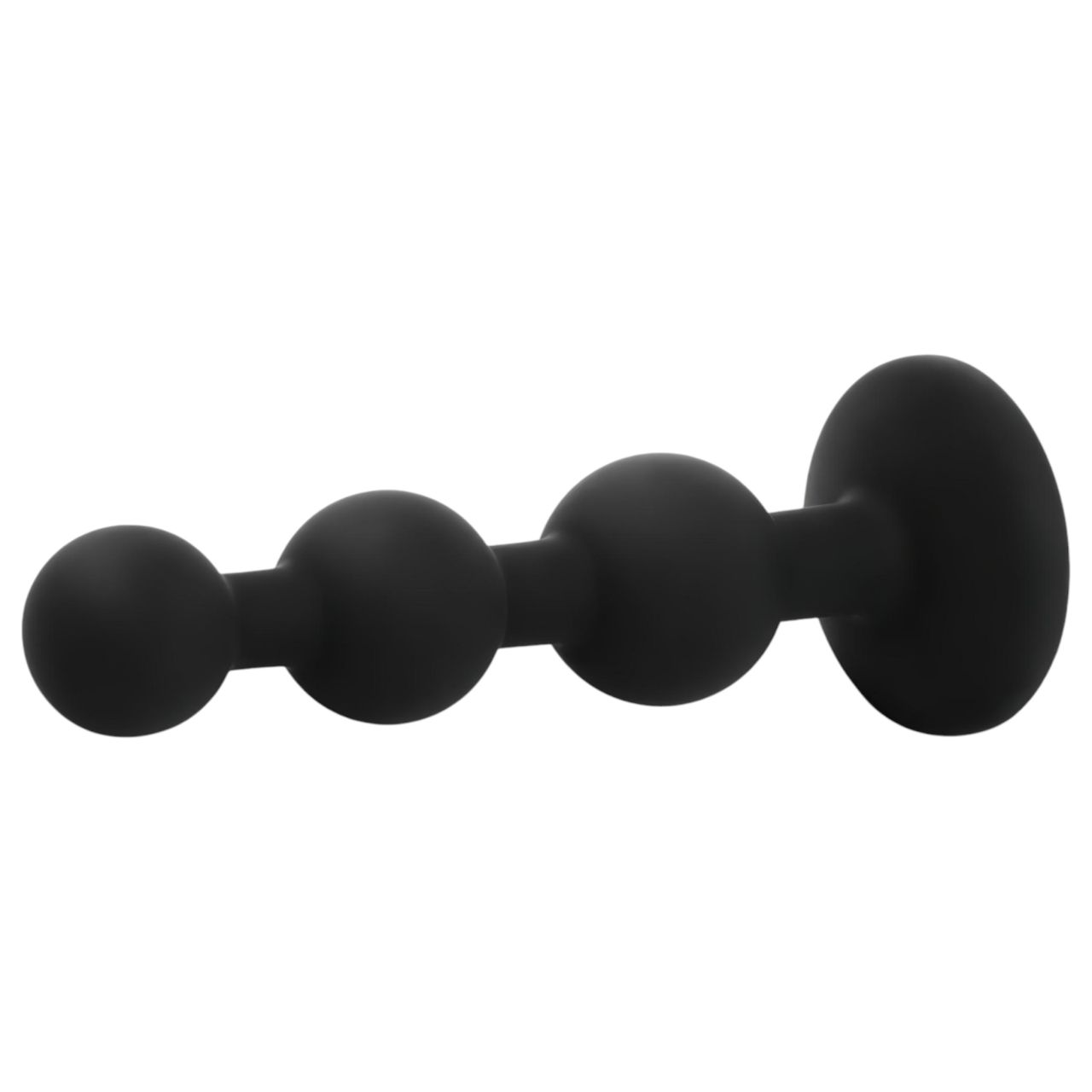 EasyToys - gyöngyös anál plug (fekete)