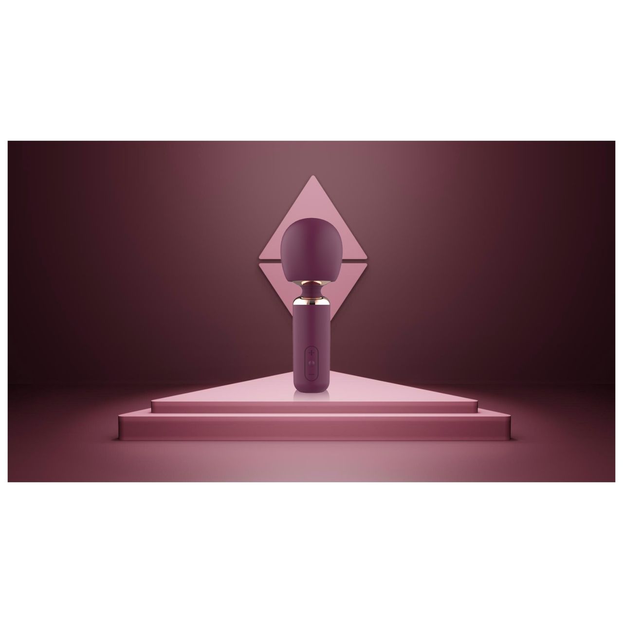 Glam - mini wand vibrátor (lila)