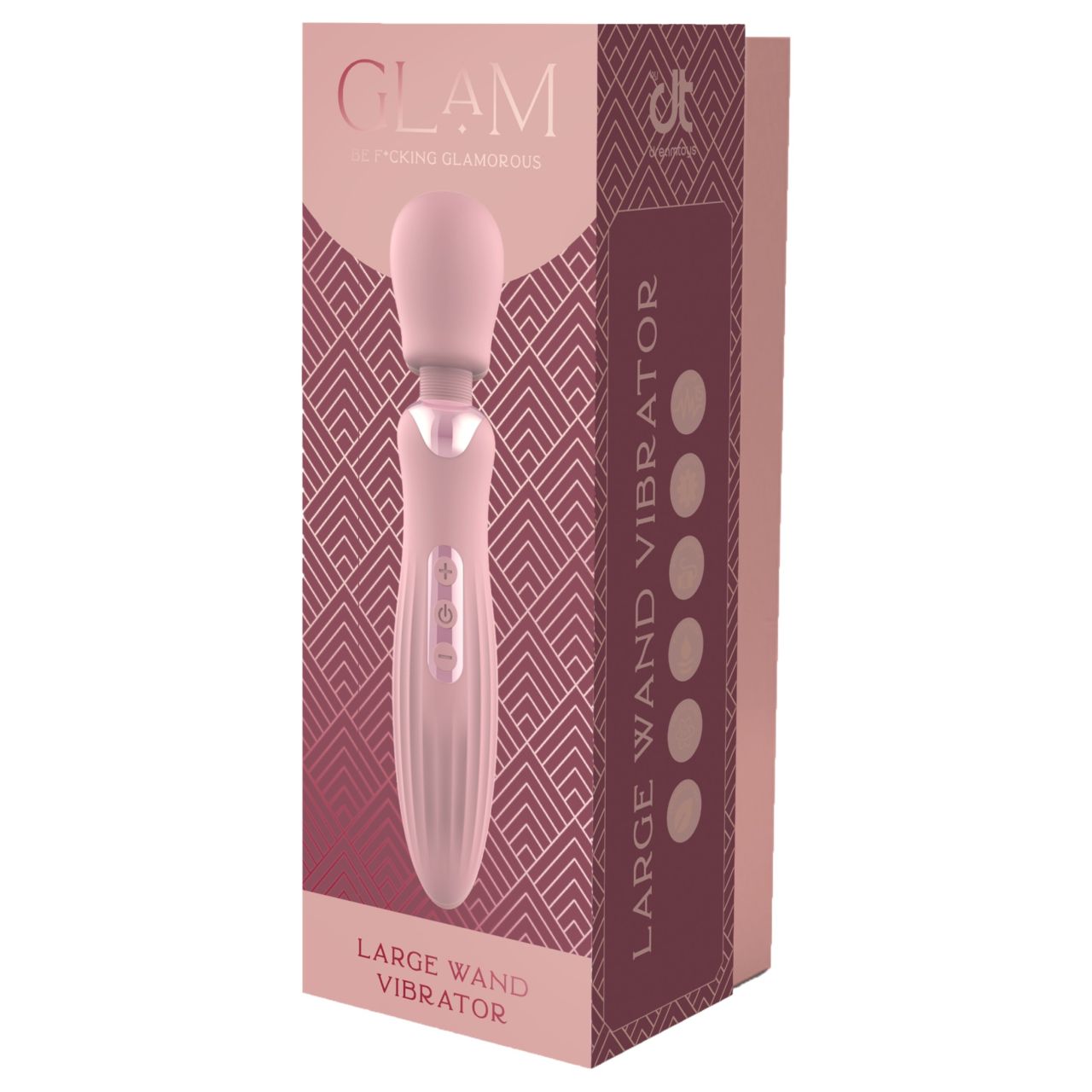 Glam - nagy wand vibrátor (rózsaszín) Glam - nagy wand vibrátor (rózsaszín)