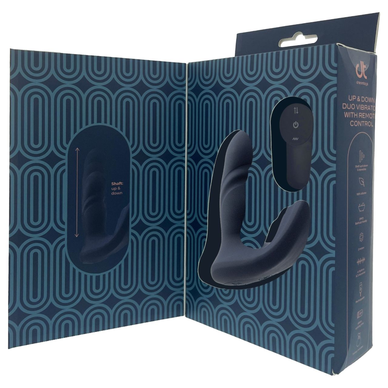 Dreamtoys Pulz - lökő párvibrátor távirányítóval (sötétkék) Dreamtoys Pulz - lökő párvibrátor távirányítóval (sötétkék)