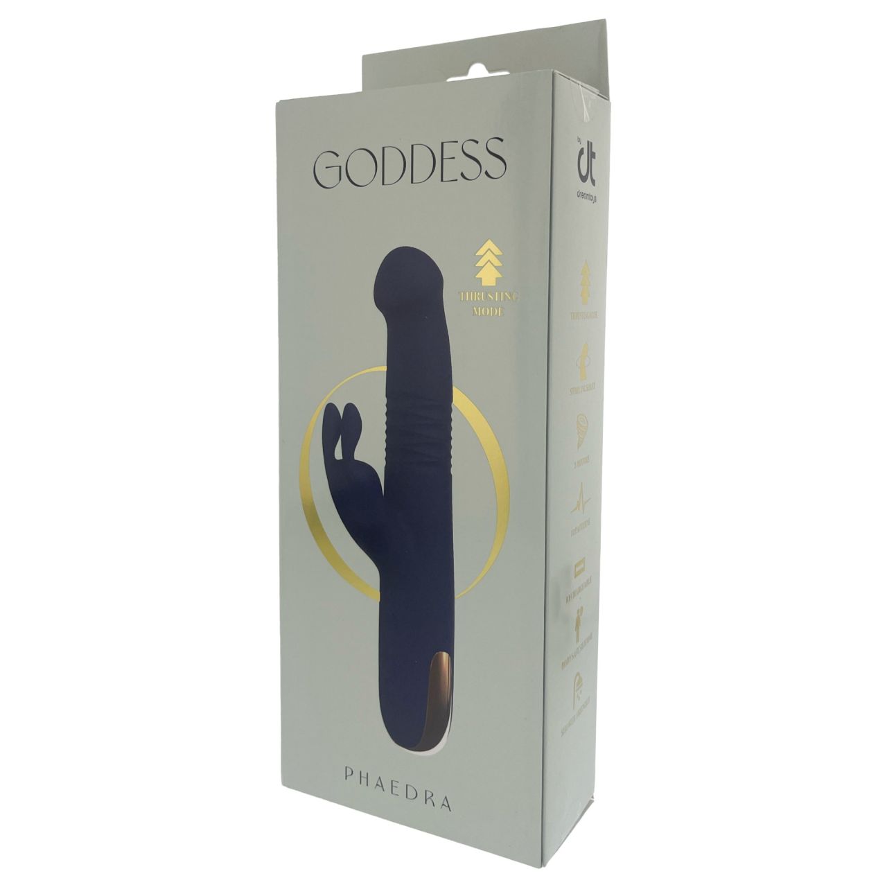 Dreamtoys Goddess Collection - lökő párvibrátor (sötétkék) Dreamtoys Goddess Collection - lökő párvibrátor (sötétkék)