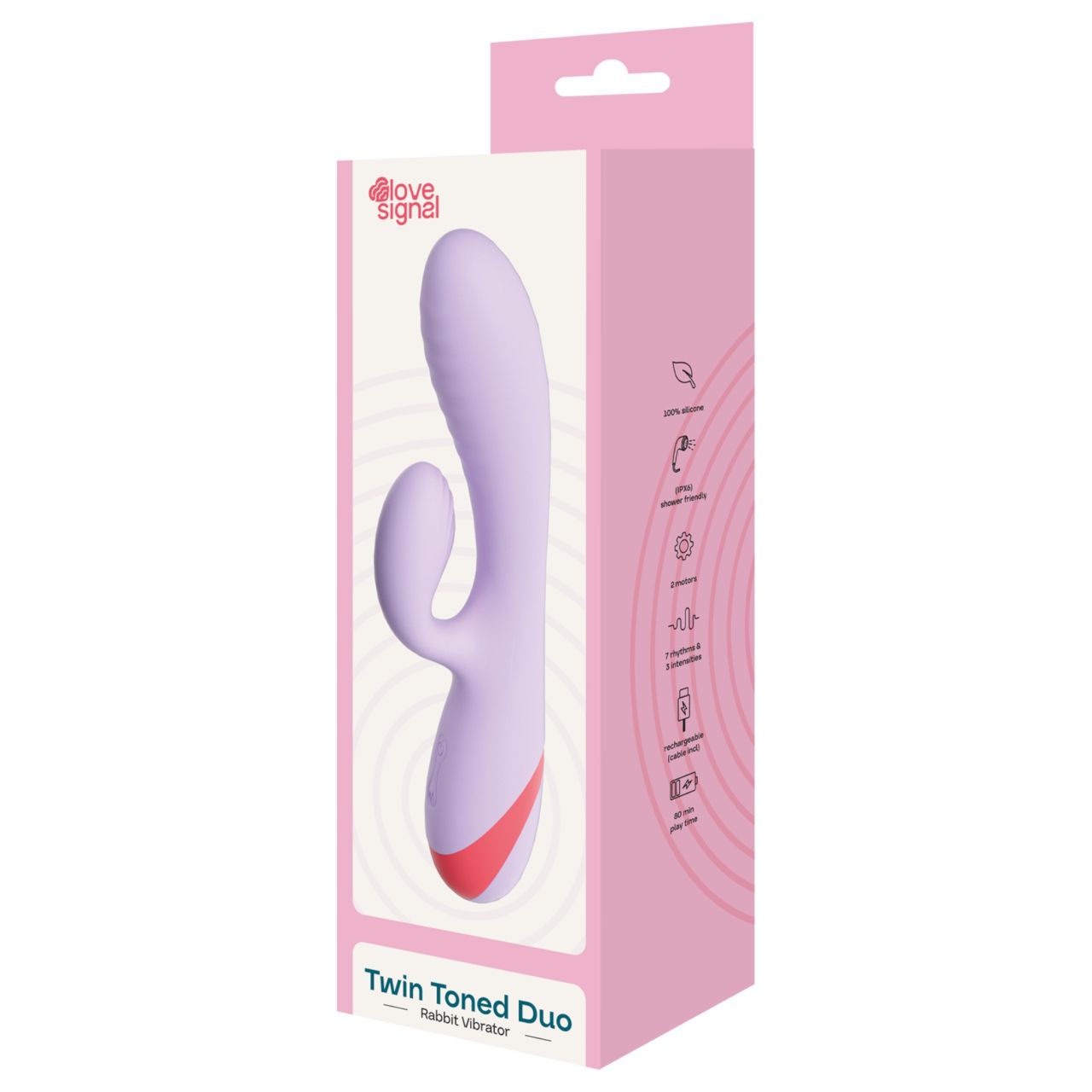 Dreamtoys Love Signal - csiklókaros vibrátor (lila)