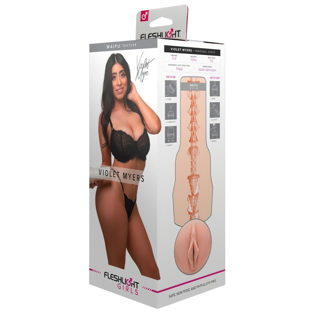 Fleshlight Violet Myers Waifu - élethű műpunci (testszínű) Fleshlight Violet Myers Waifu - élethű műpunci (testszínű)