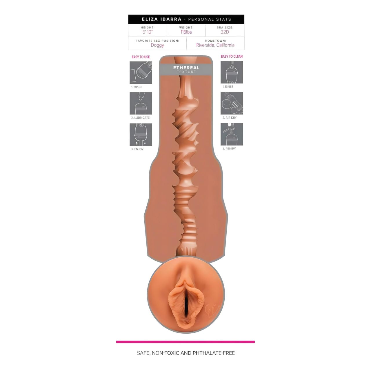 Fleshlight Eliza Ibarra Ethereal - élethű műpunci (testszínű) Fleshlight Eliza Ibarra Ethereal - élethű műpunci (testszínű)