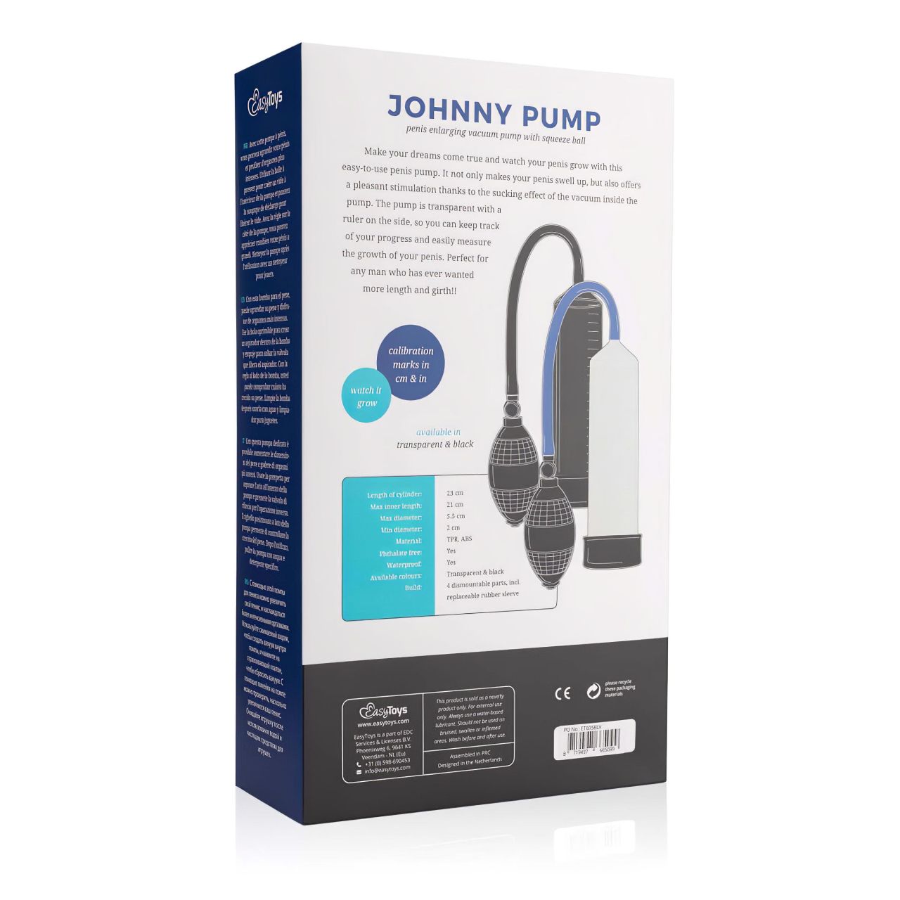 EasyToys - péniszpumpa (fekete) EasyToys - péniszpumpa (fekete)