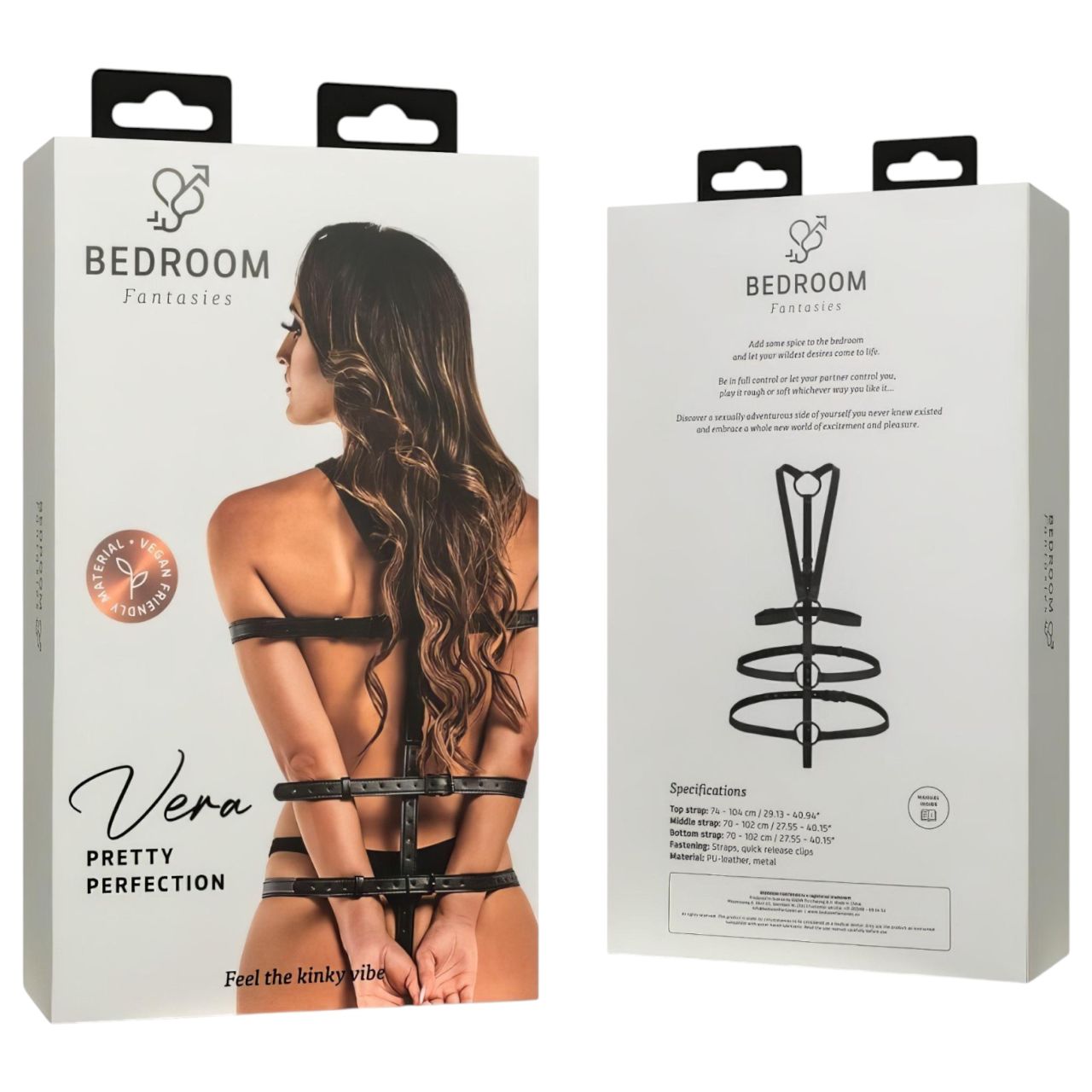 Bedroom Fantasies - kötöző hám (fekete)