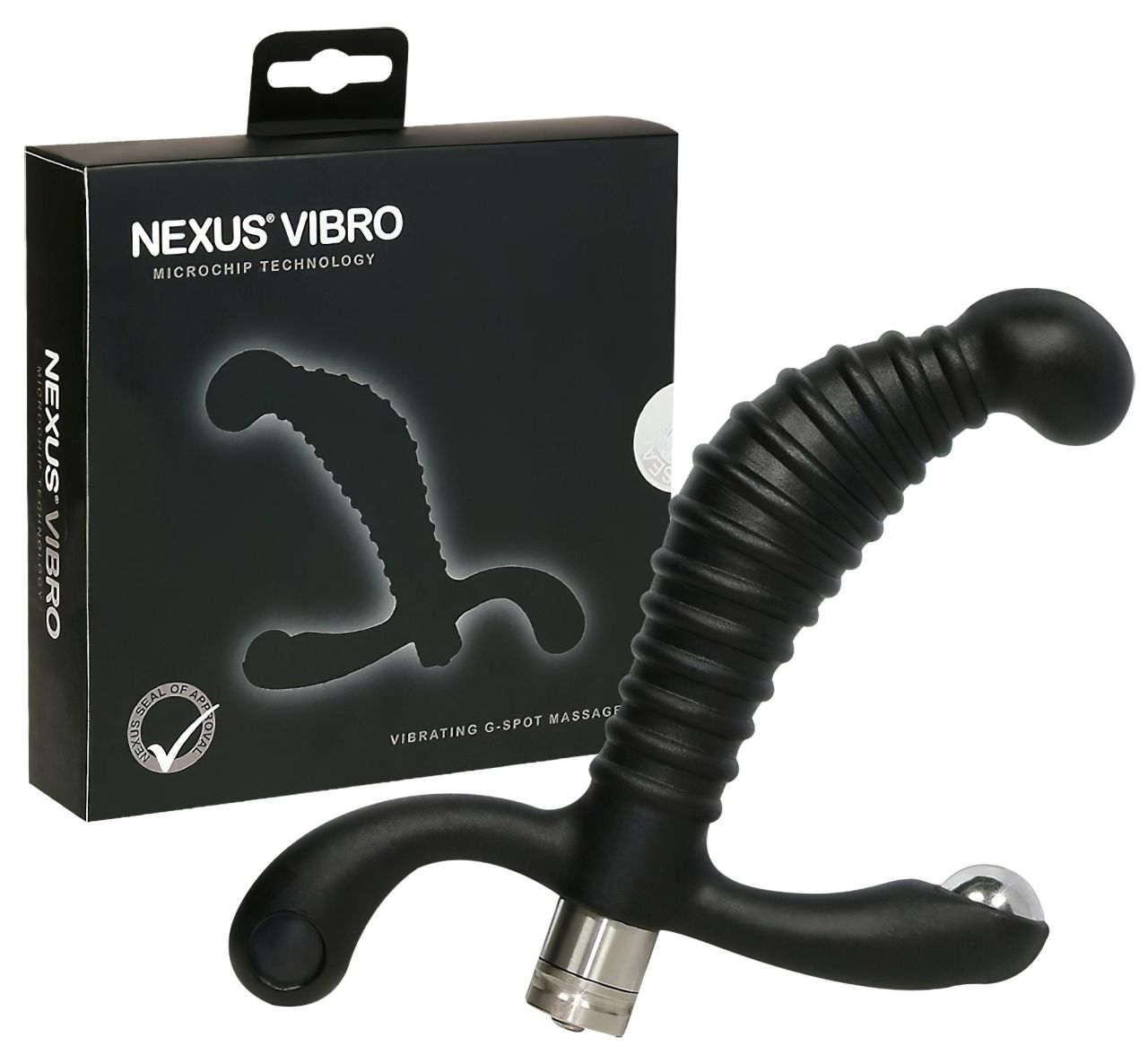 Nexus Vibro - prosztata masszírozó vibrátor (fekete)