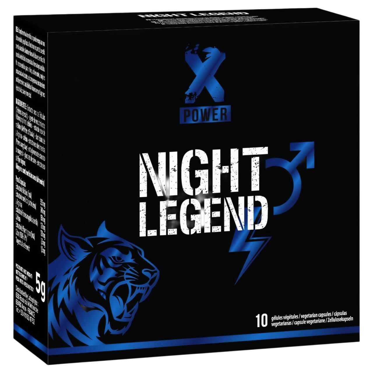 / XPOWER Night Legend - étrend-kiegészítő kapszula férfiaknak (10 db)