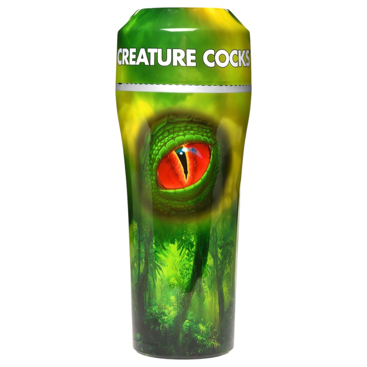 / Creature Cocks Raptor - hüllő műpunci tokban (fekete-zöld) / Creature Cocks Raptor - hüllő műpunci tokban (fekete-zöld)